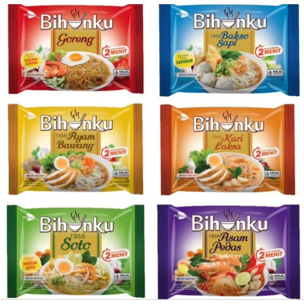

BIHUNKU All Varian Rasa 55gr - Bihunku Goreng Soto Ayam Bawang