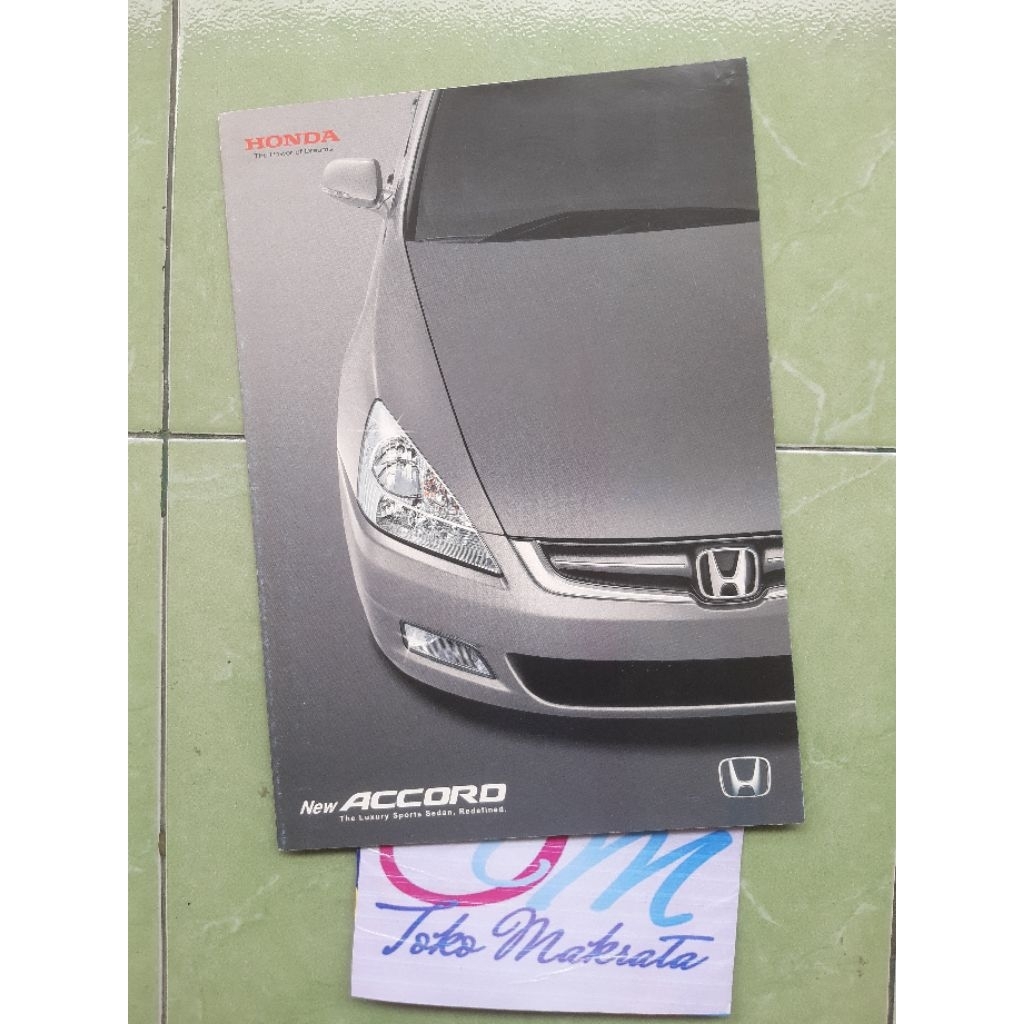 brosur iklan mobil Honda NEW ACCORD