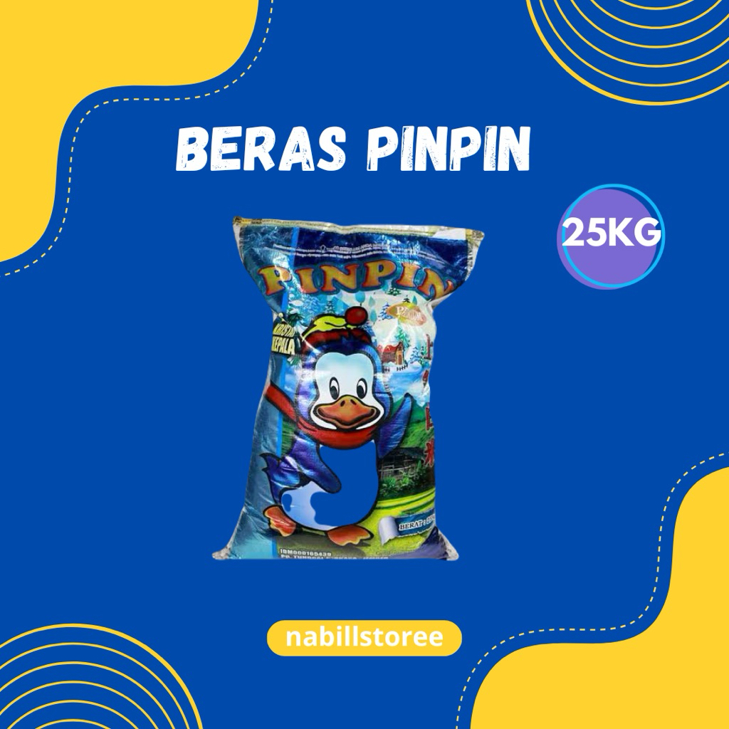 

Beras pinpin 25kg wangi pulen bersih exp lama