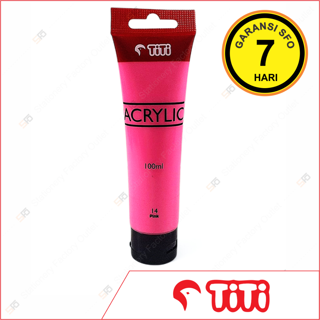 

Cat Acrylic Titi 100ml Satuan 14 - Pink