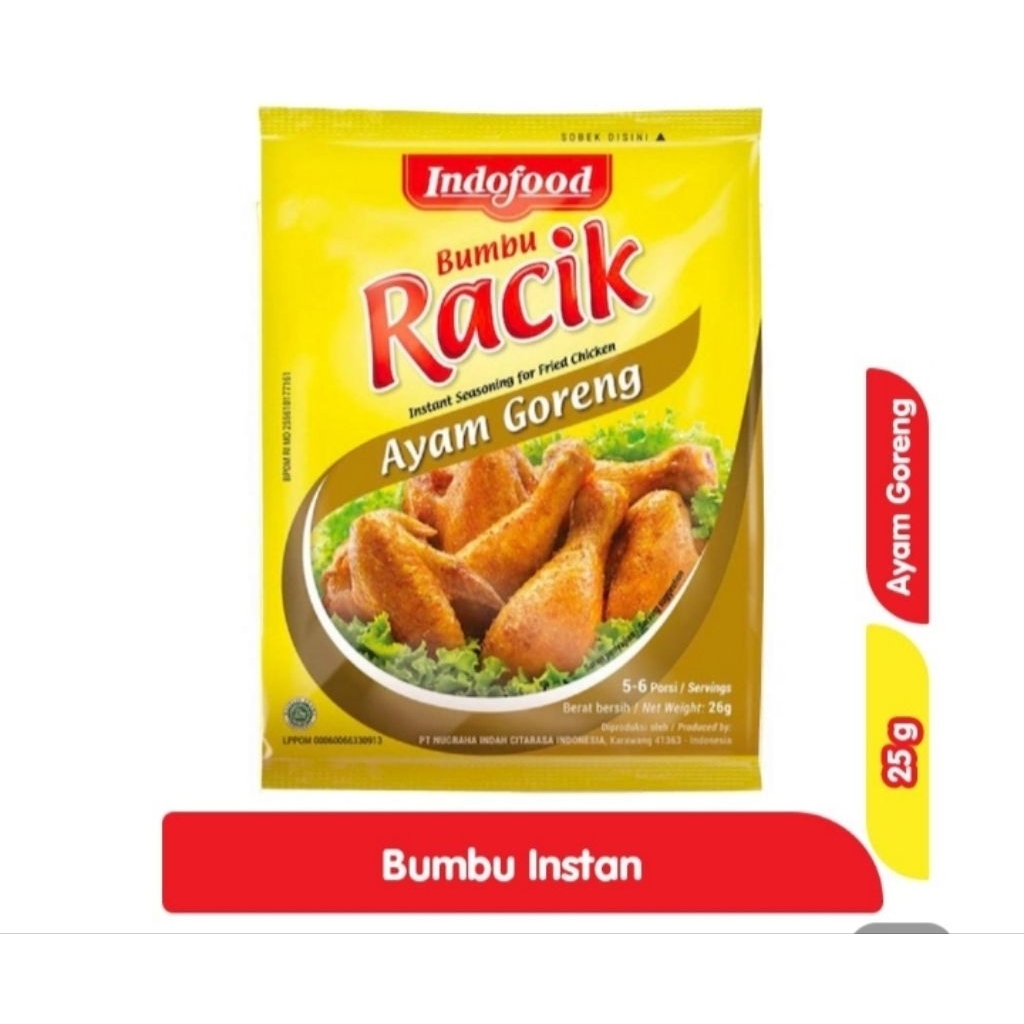 

Indofood Racik Bumbu Instan Ayam Goreng 25 g