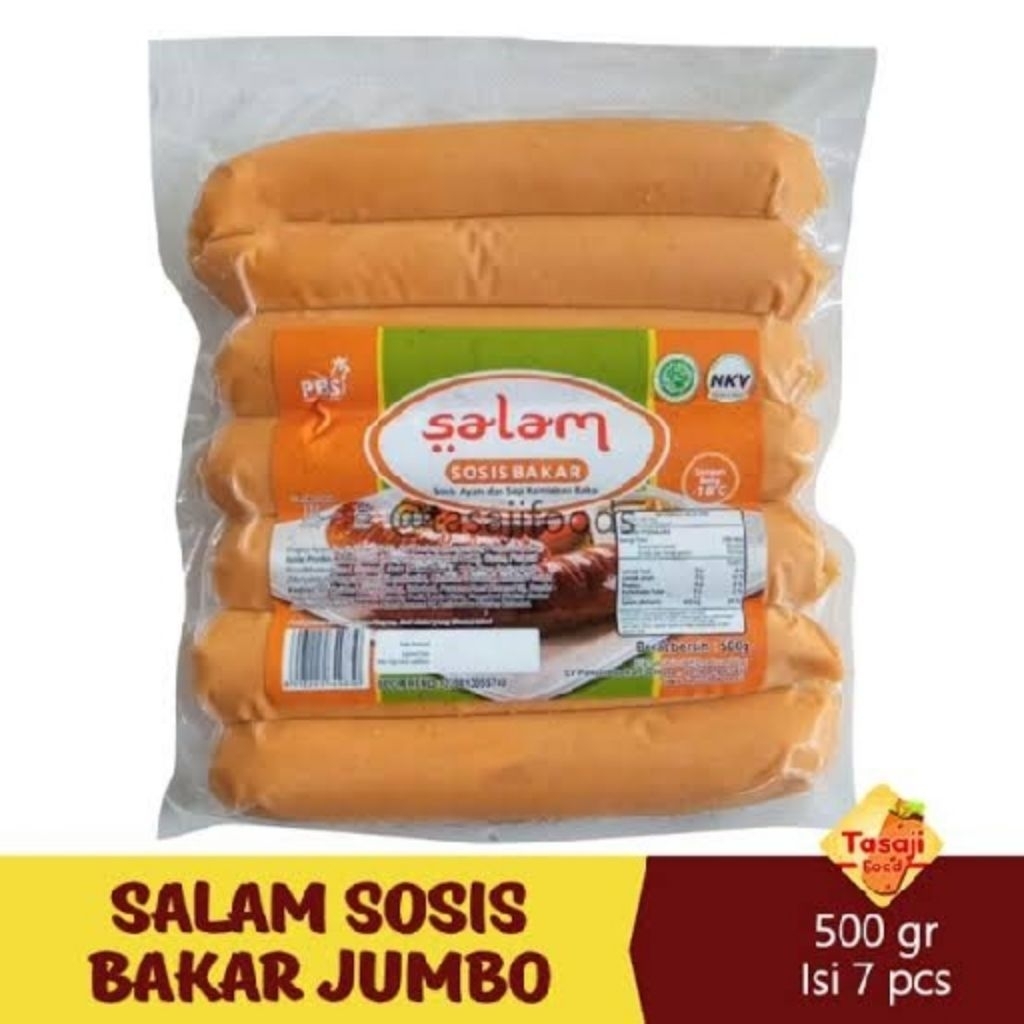 

Sosis Bakar Salam Jumbo 500 gr isi 7