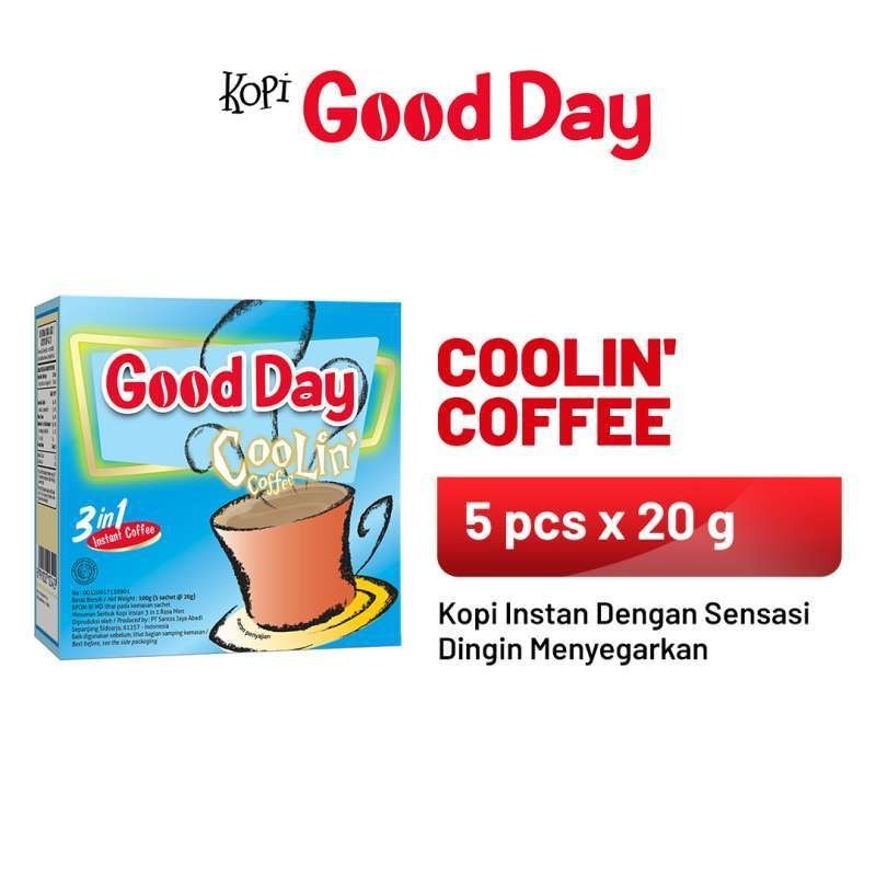 

[oddsolshop] pekanbaru/Good Day Coolin Coffee 3in1 Instant 5 PCS 20GR Kopi Instan Sajian Dingin
