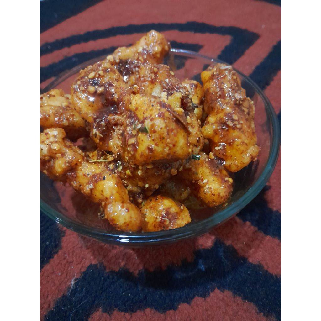 

CUANKI TAHU BUMBU CABAI KACANG/PEDAS GURIH/CEMILAN/CUANKI/TAHU/MINOZSNACK