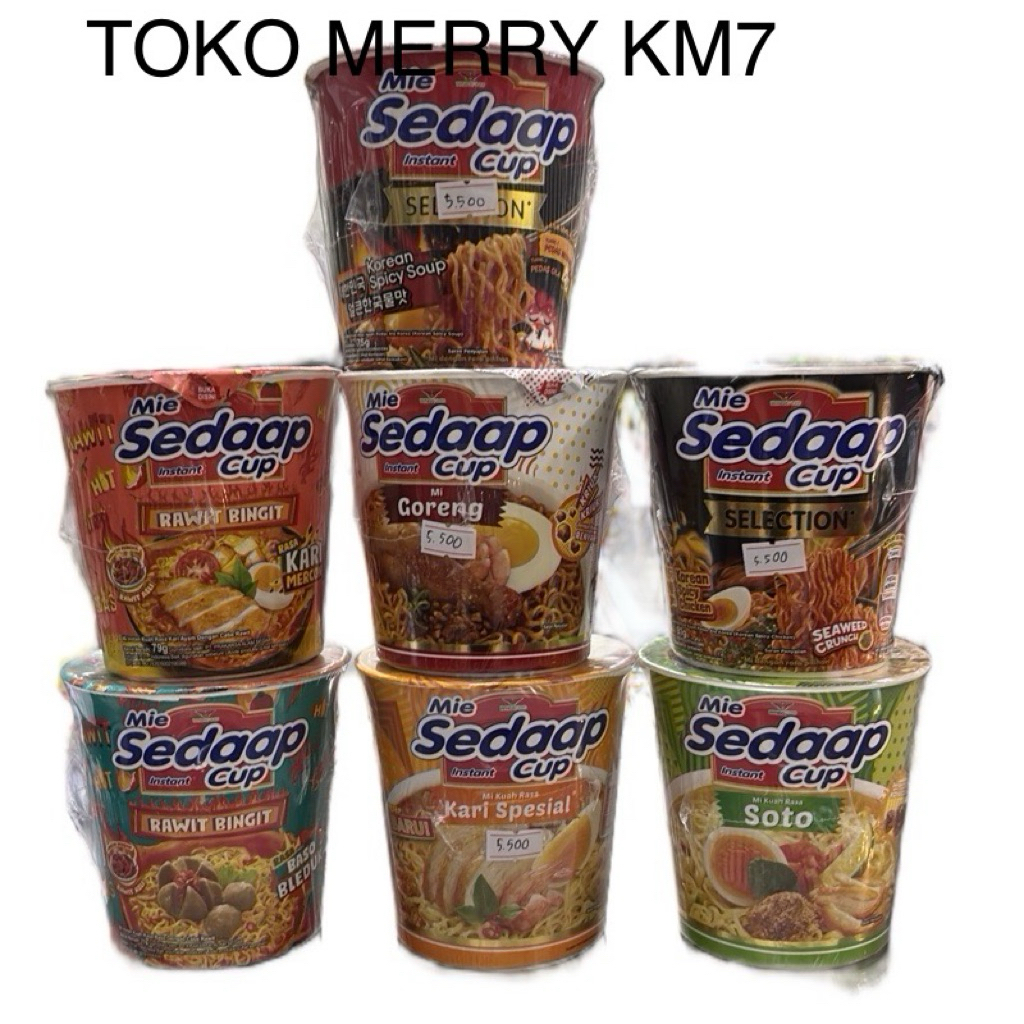 

mie sedaap cup 81g all varian