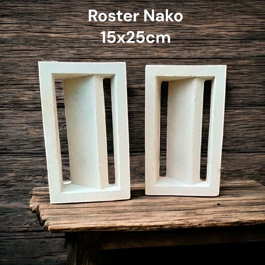 Roster Nako Lengkap, Roster Beton Minimalis Nako, Loster nako panjang Dua Sisi
