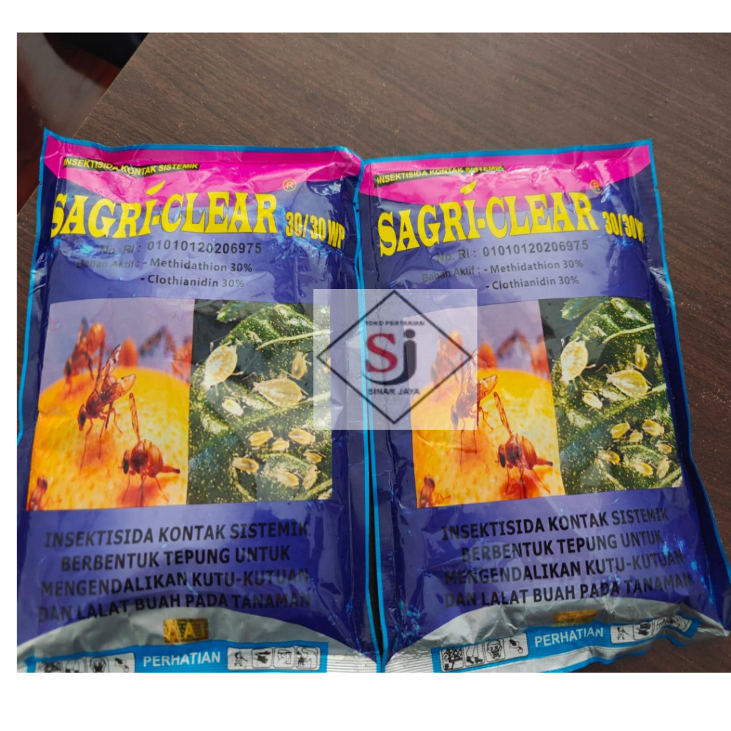 INSEKTISIDA SAGRI CLEAR 30/30 WP 80gram