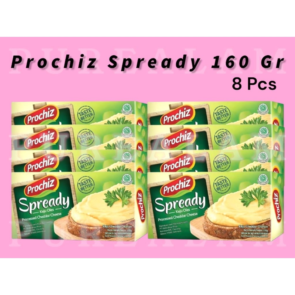 

PROCHIZ SPREADY MURAH BANGET KEJU OLES 160 GRAM 8 PCS EXPIRED APRIL 2026. LAGI VIRAL!!!
