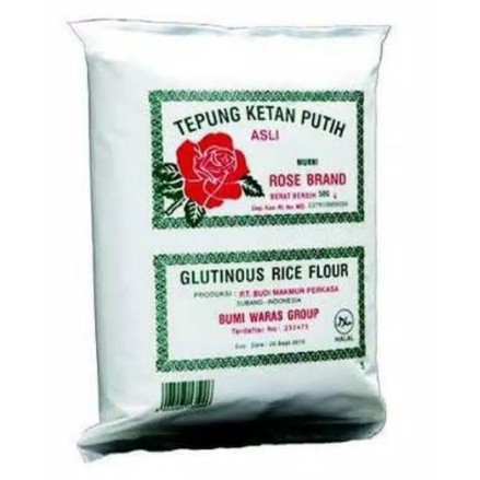 

Tepung Ketan rose brand 500 gram