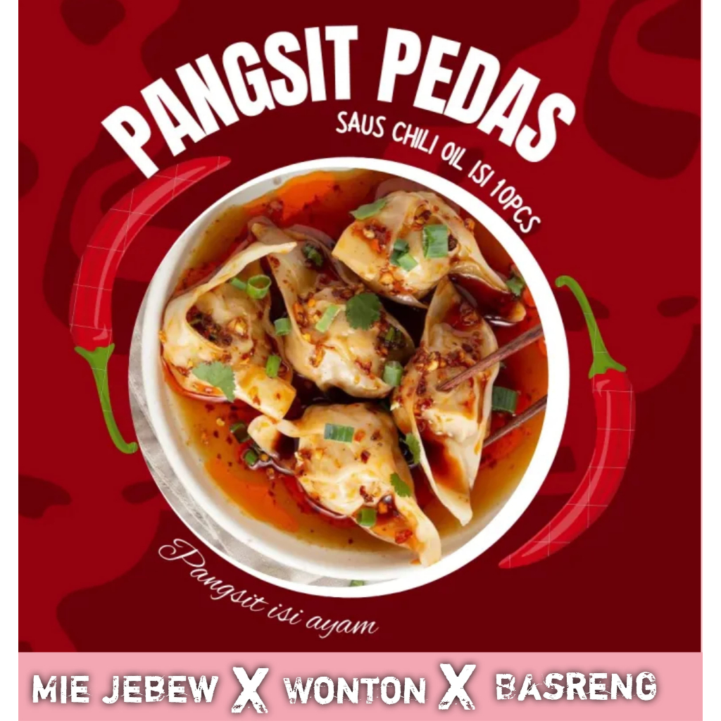 

PROMO PANGSIT AYAM / WOTON CHILI OIL HOT!!!!