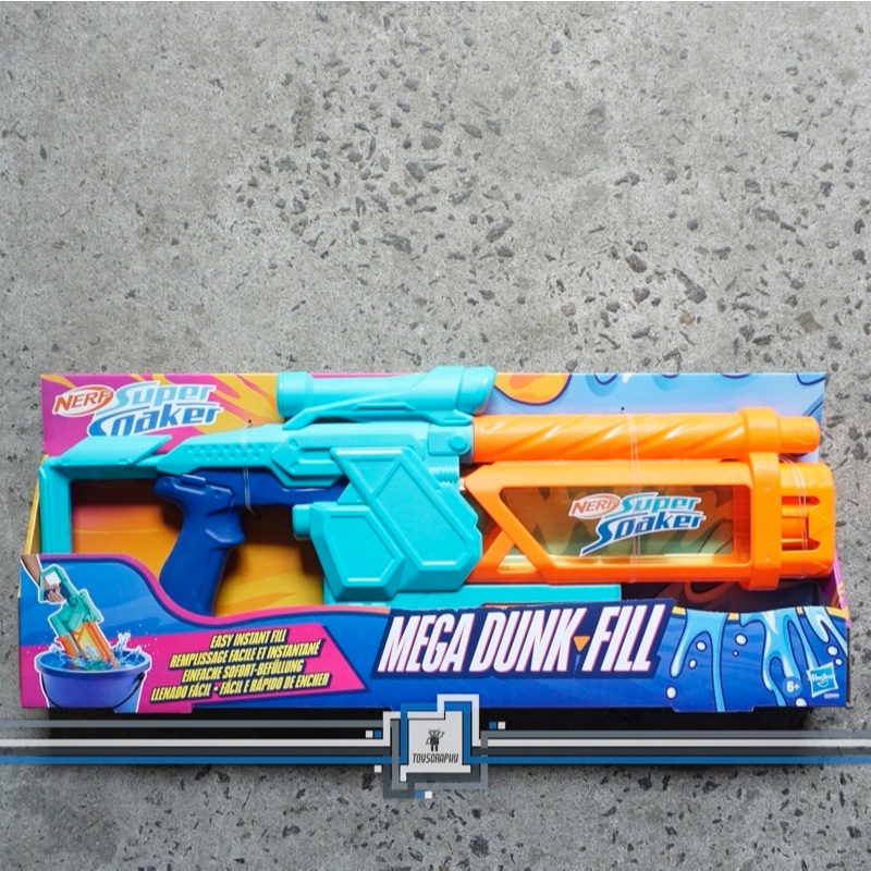 Nerf Super Soaker MEGA DUNK FILL Fast Isi Air Instant Rapid Water Gun Blaster Pistol Air