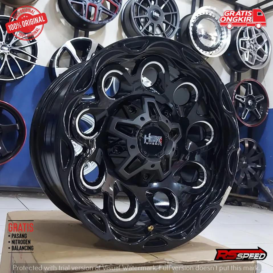 Velg hsr bajo R16 pcd 6x139,7 buat mobil panther triton hardtop prado hilux strada velg offroad R16
