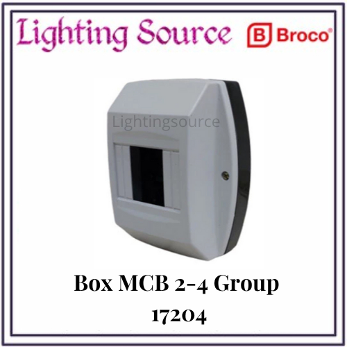 BOX MCB BROCO 2-4 GROUP OUTBOW BROCO BOX MCB 4 GROUP 17204