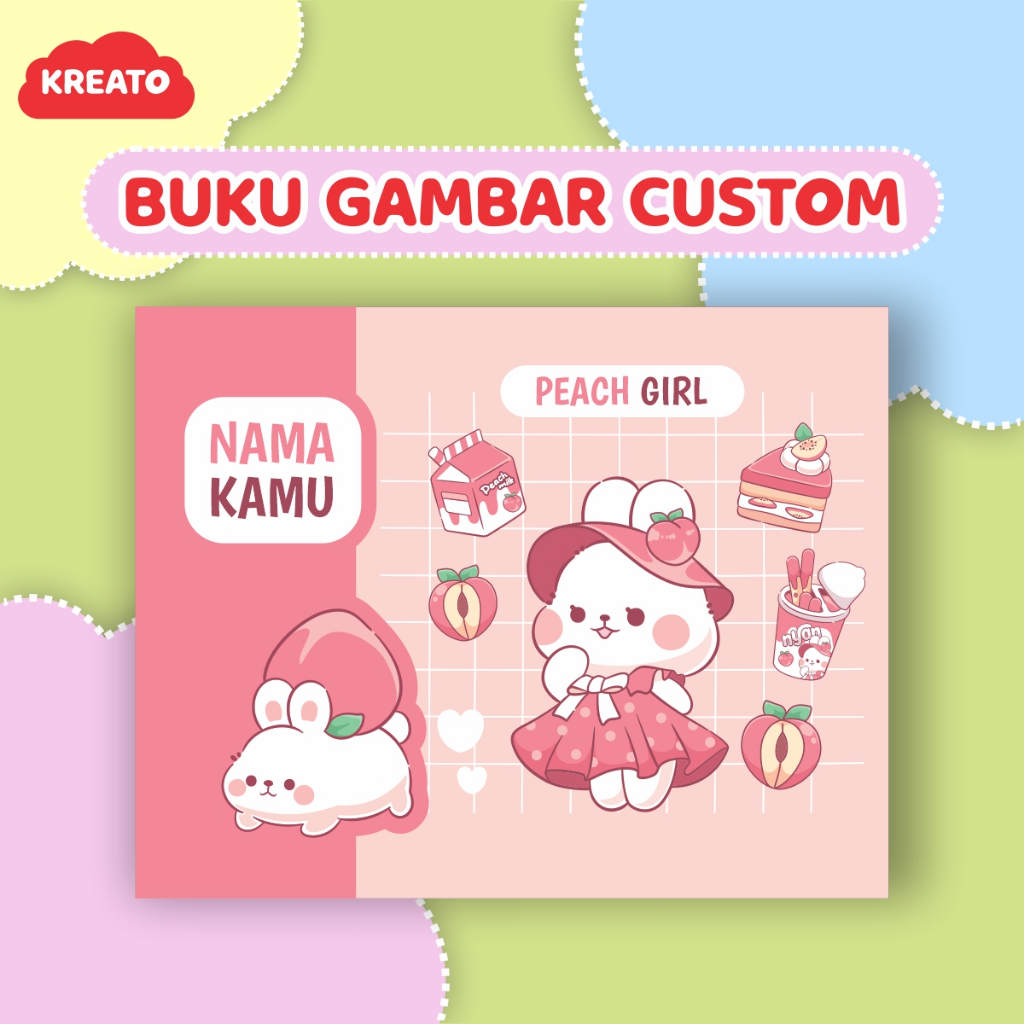 

Kreato Buku Gambar Custom Nama Kamu Peach Girl