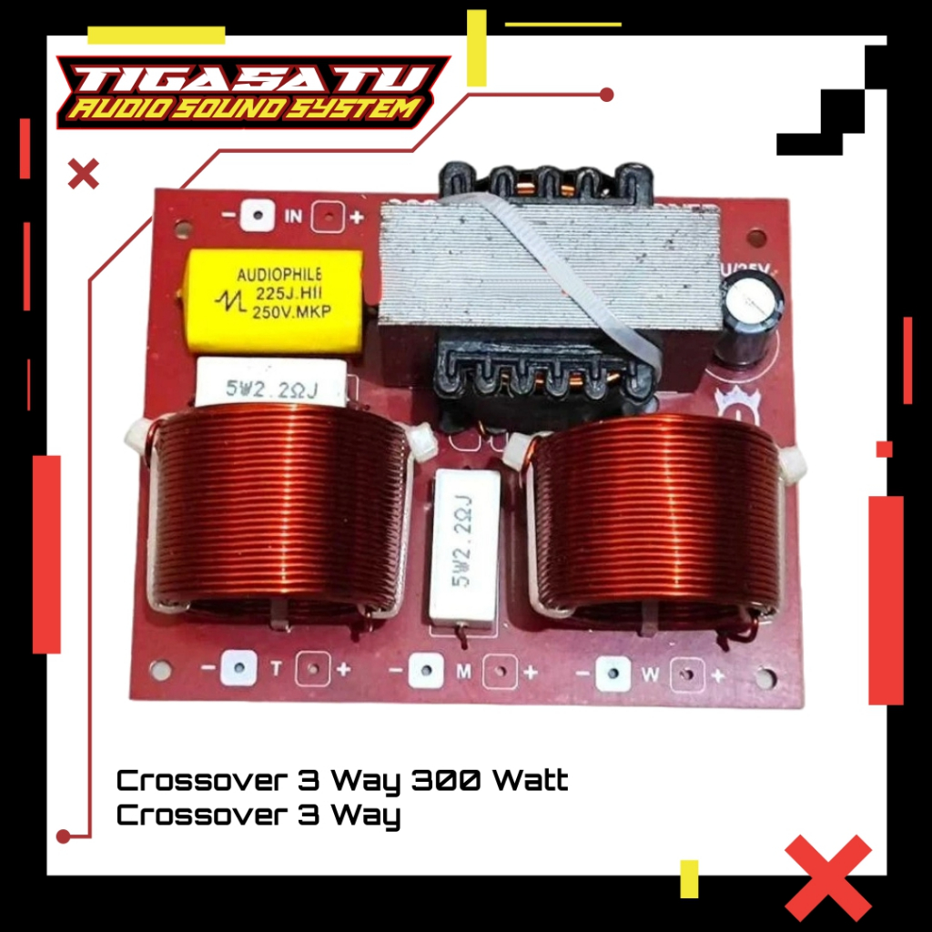 Crossover 3 Way 300 Watt Crossover 3 Way