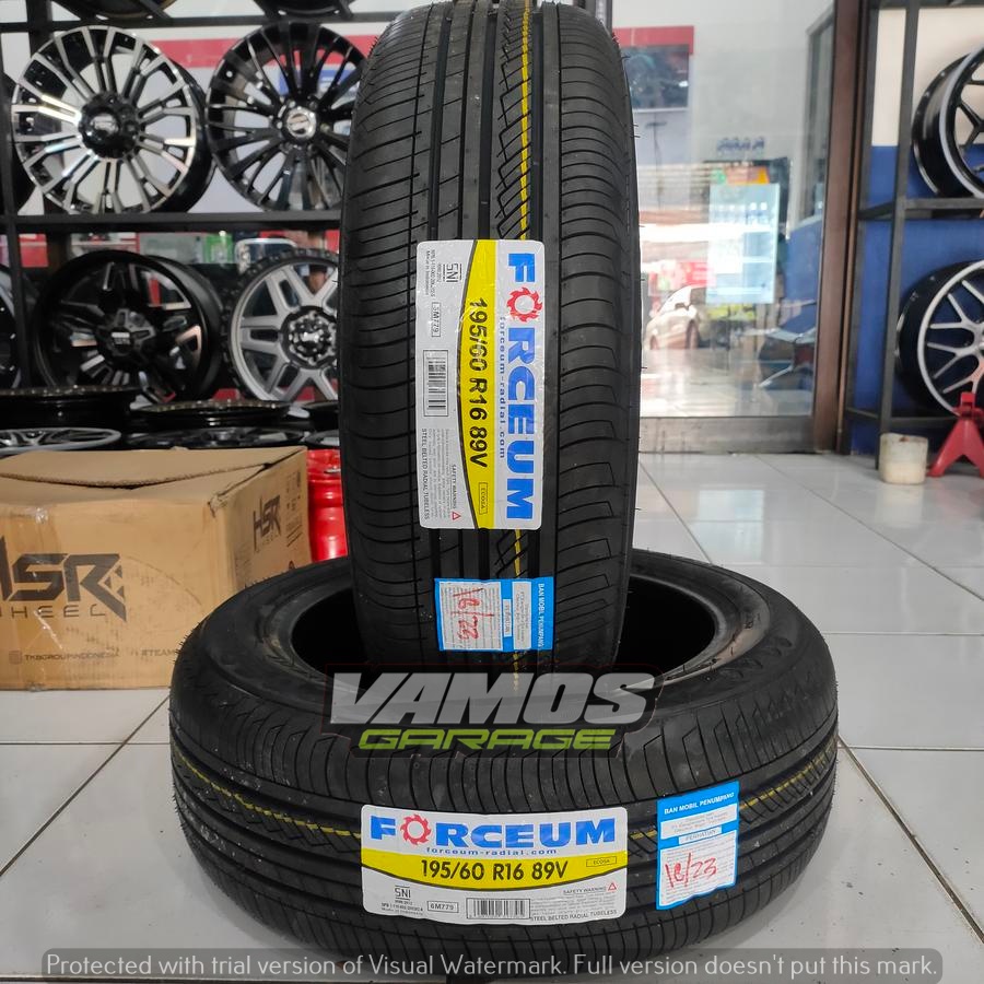BAN MOBIL MURAH 195 60 R16 FORCEUM ECOSA COCOK UNTUK SEMUA CUACA BUKAN DUNLOP