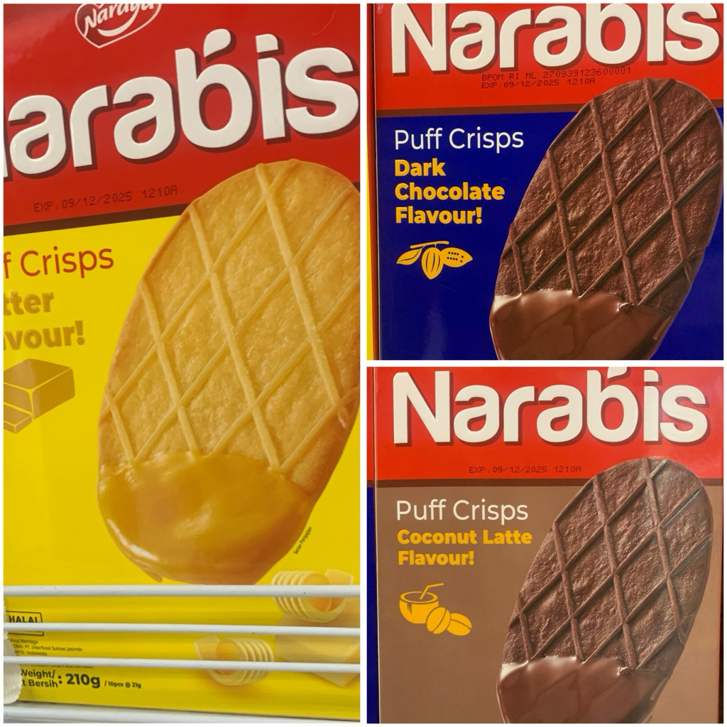 

Narabis Puff Crisps Dark Chocolate Coconut latte Butter(200Gr)