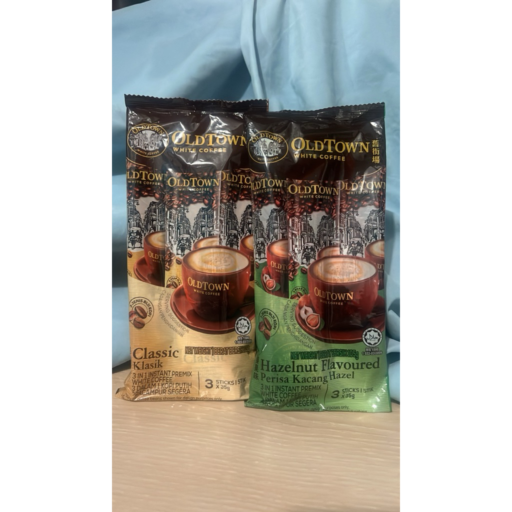 

Old Town coffee malaysia hazelnut dan classic
