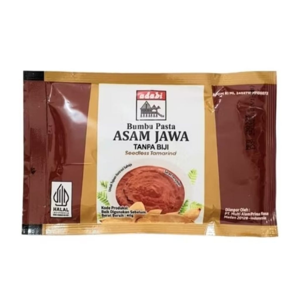 

Adabi Pasta Asam Jawa Tanpa Biji 40g