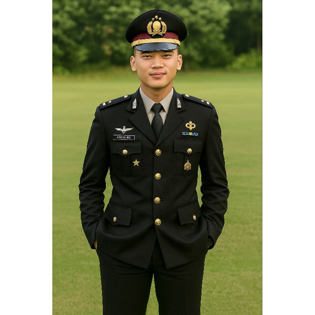 Baju PDU polri pria Hitam / Baju polri pria Hitam / Atasan baju PDU polri pria / Jas PDU polri pria