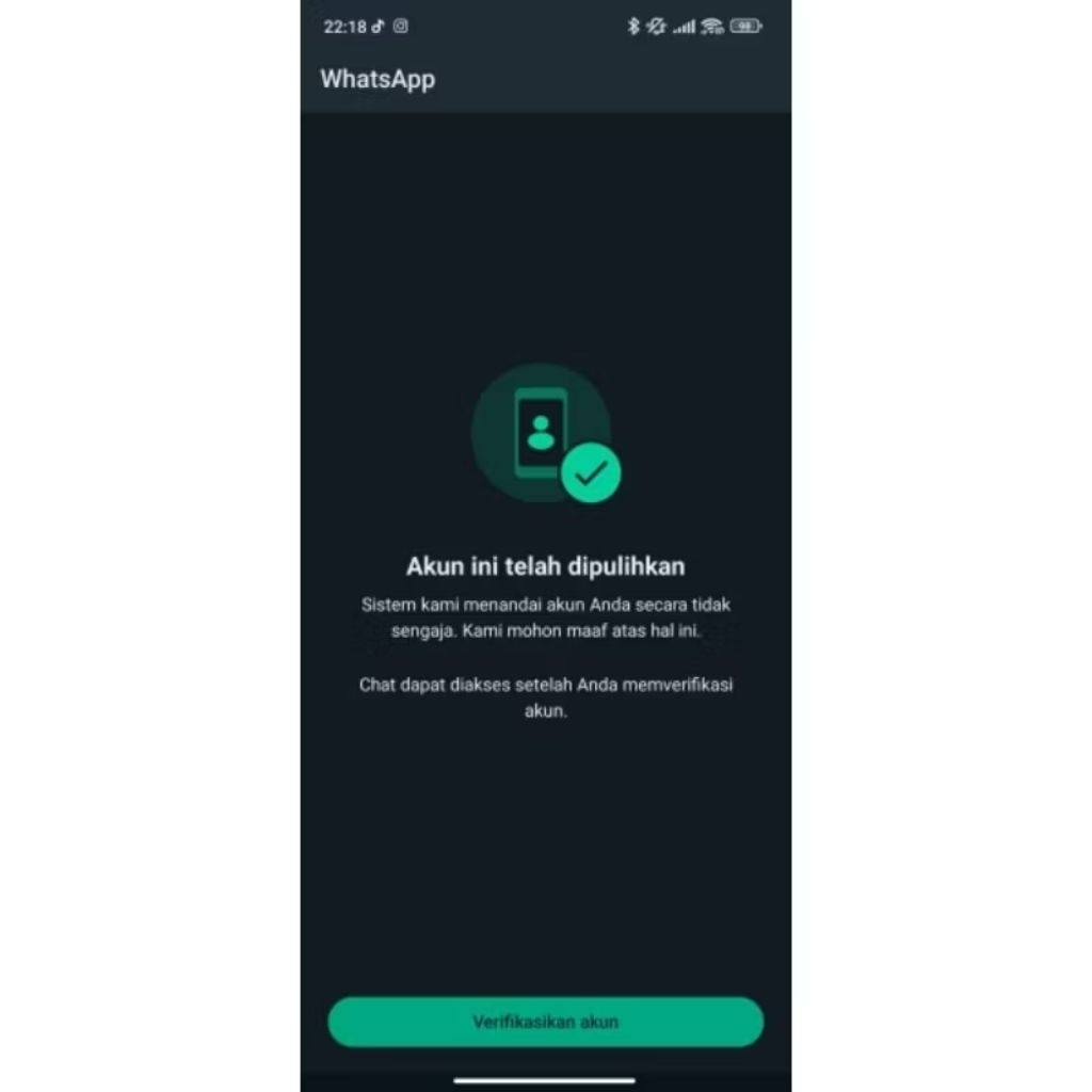 BUKA WHATSAPP BLOKIR PERMANEN