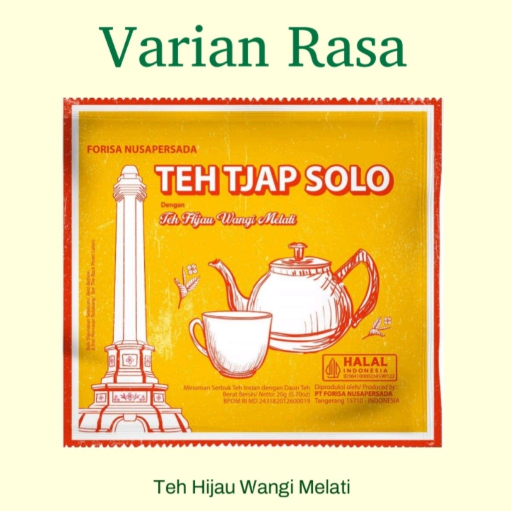 

Teh Cap Solo / Teh Tjap Solo Asli Sachet (1Renceng isi 10sachet)