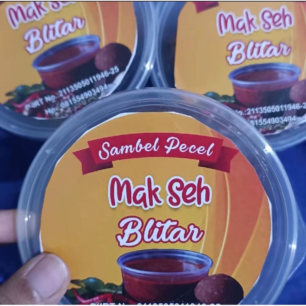 

sambal pecel UKURAN HEMAT kemasan 250 gram khas BLITAR