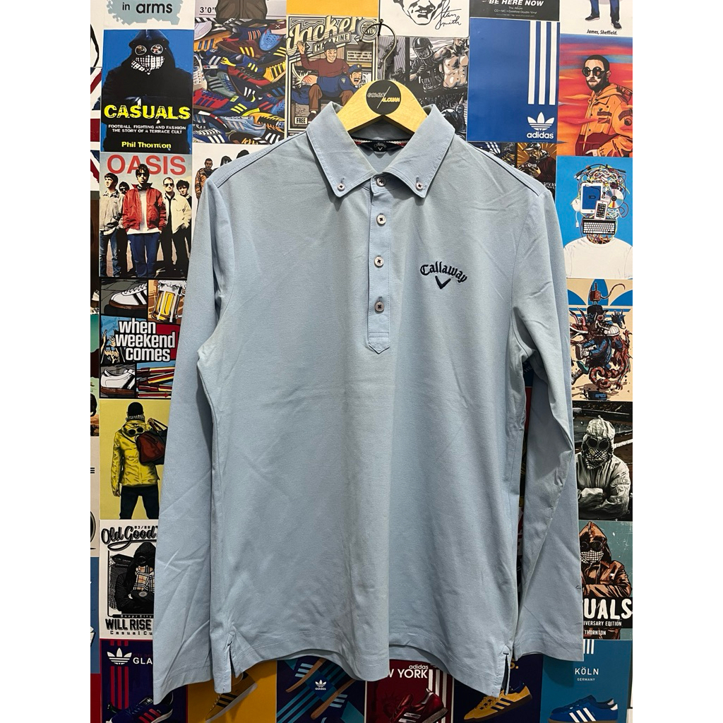Long Sleeve / Polo Shirt / Rugby Shirt / Vintage / Second / Callaway