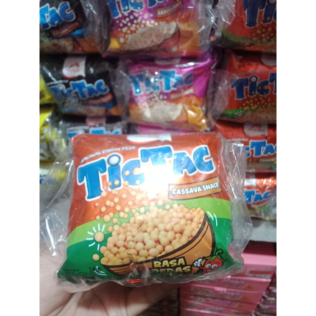 

Tic Tac Makanan Ringan Pilus Rasa Pedas 10Pcs