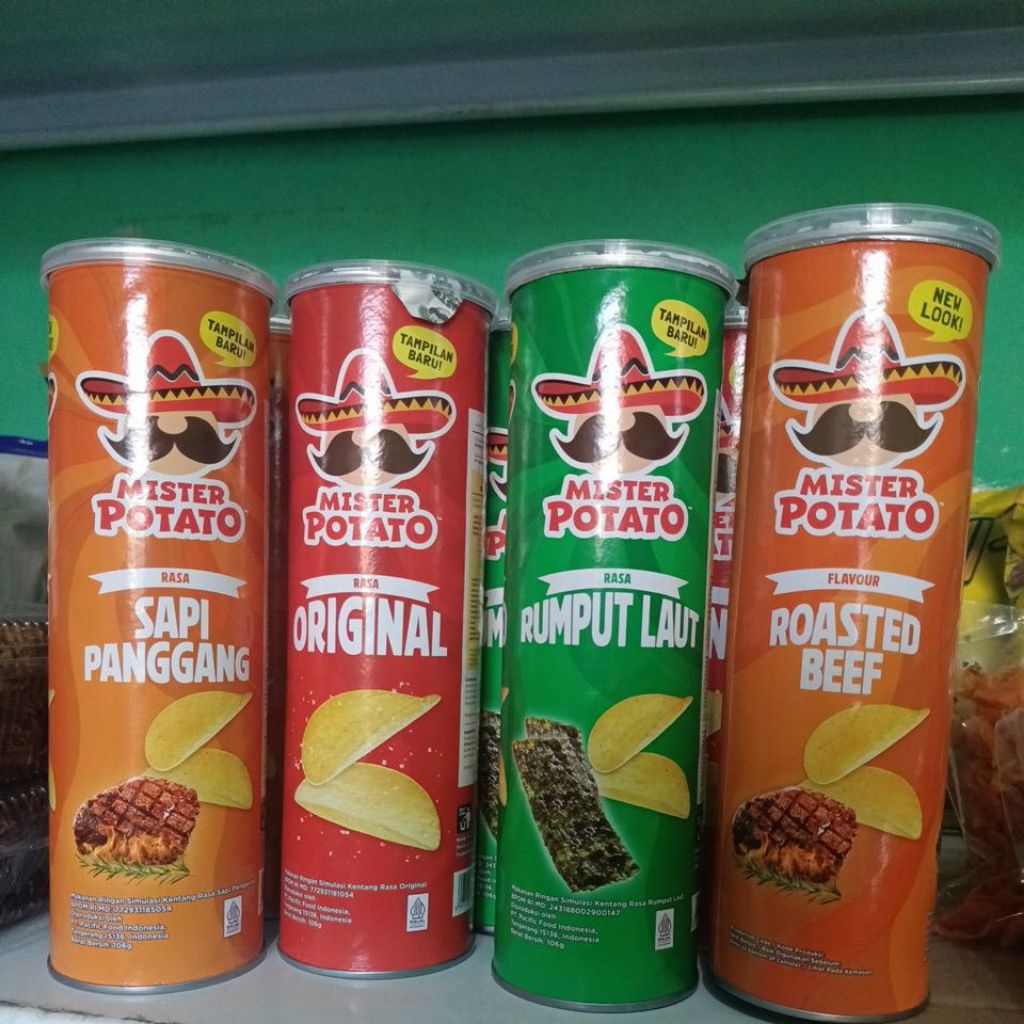

Mister Potato / Potato Chips 106gr 3 RASA #VazabasicStore