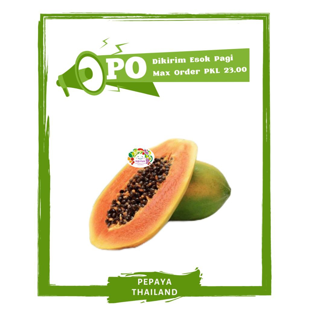 

Pepaya / Pepaya Thailand Buah Buahan Segar PO Mallahrizwa