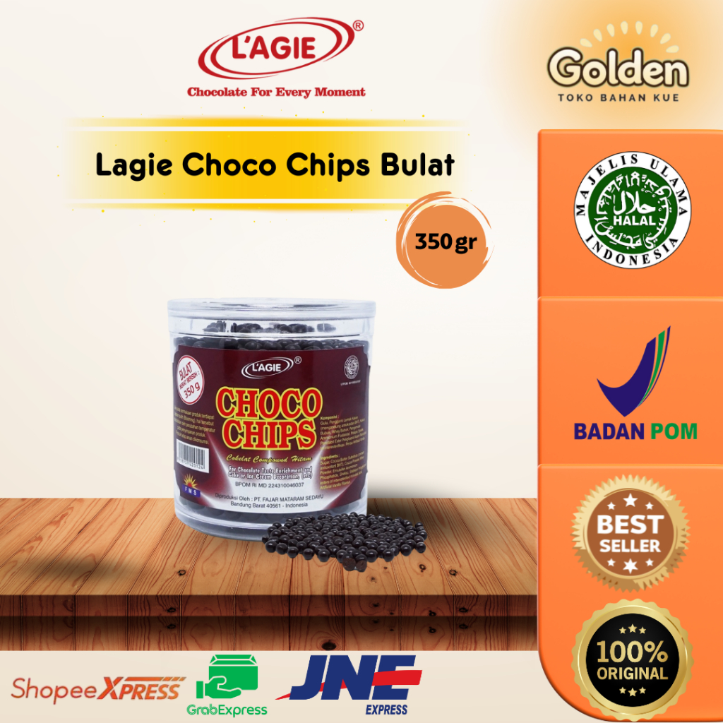 

Lagie Choco Chips Bulat 350gr