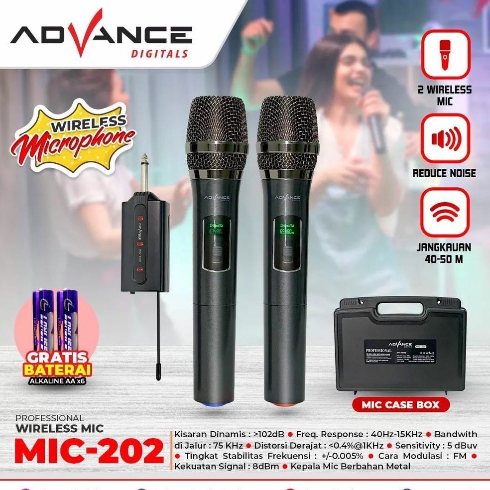 Mic Wireless Advance Mic202