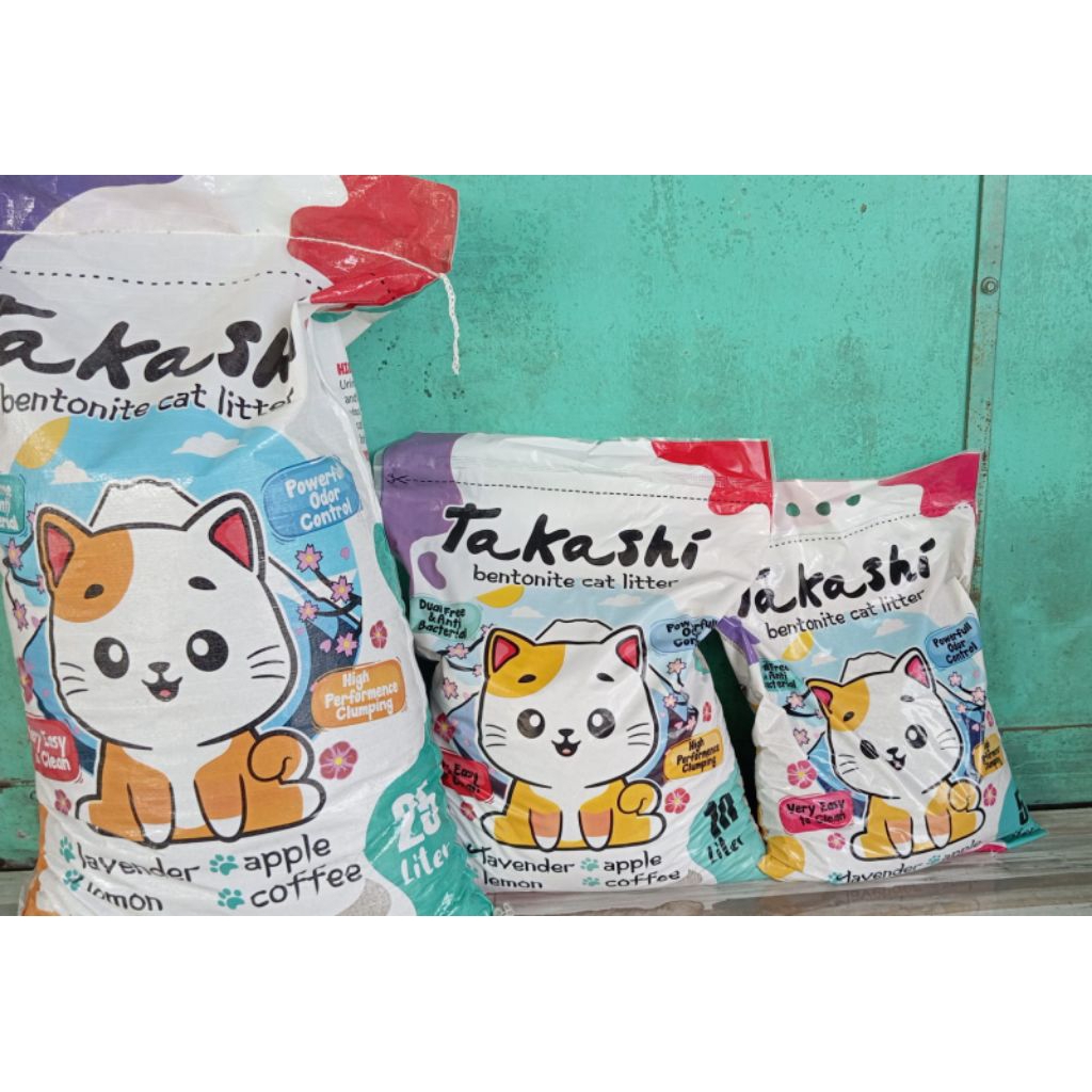 Takashi bentonite cat litter