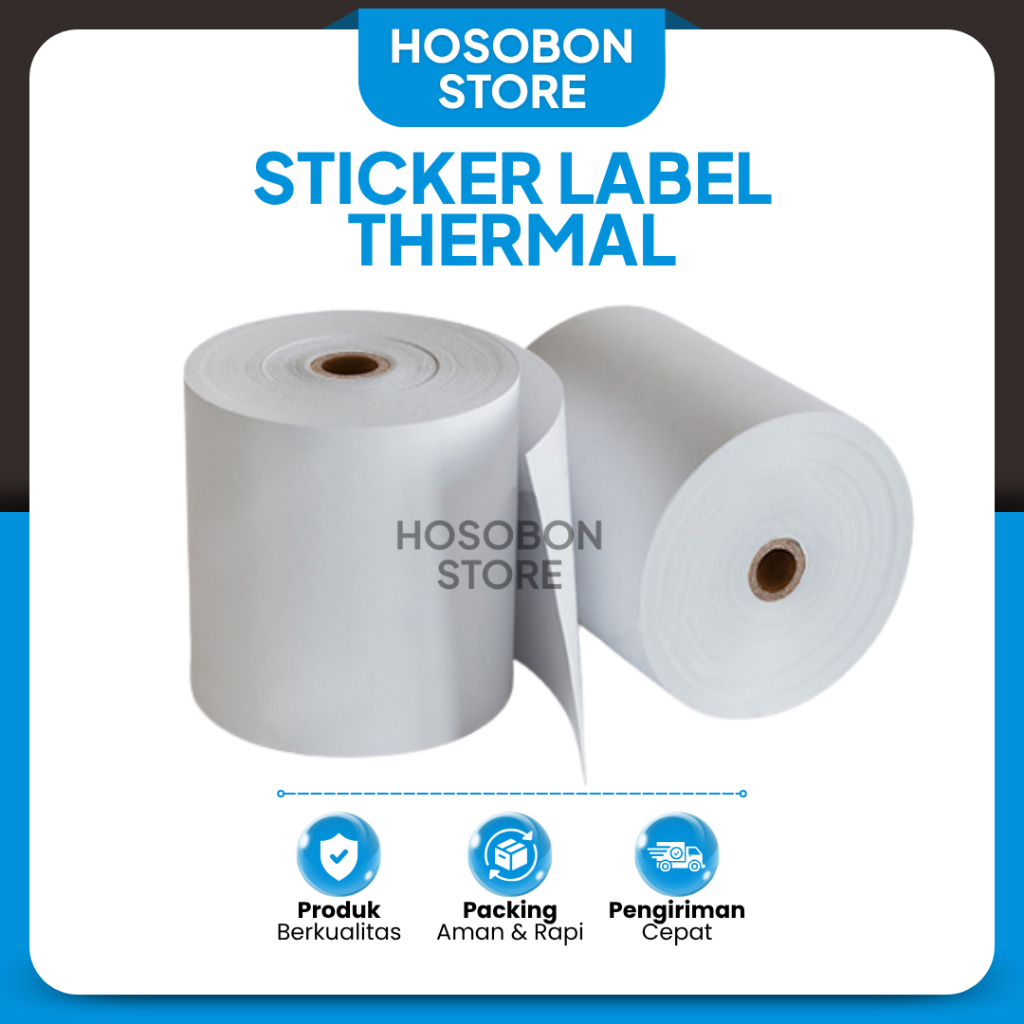 

Sticker Label Resi Thermal Roll Pack Ukuran 100x150 78x100