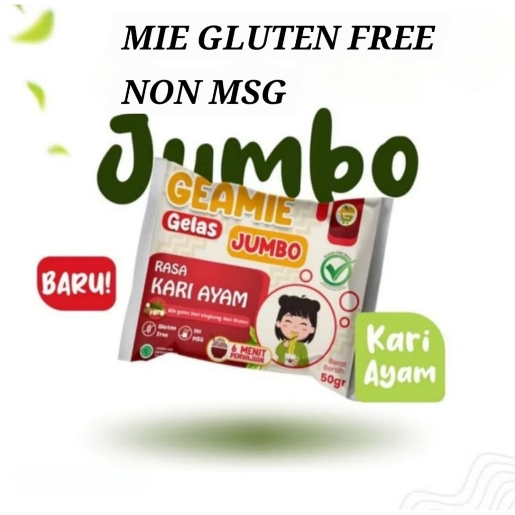 

MIE GLUTEN FREE JUMBO RASA KARI# MSG FREE