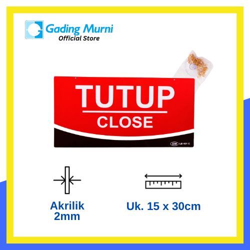 

GM LABEL BESAR LB 401 WARNA BUKA/TUTUP