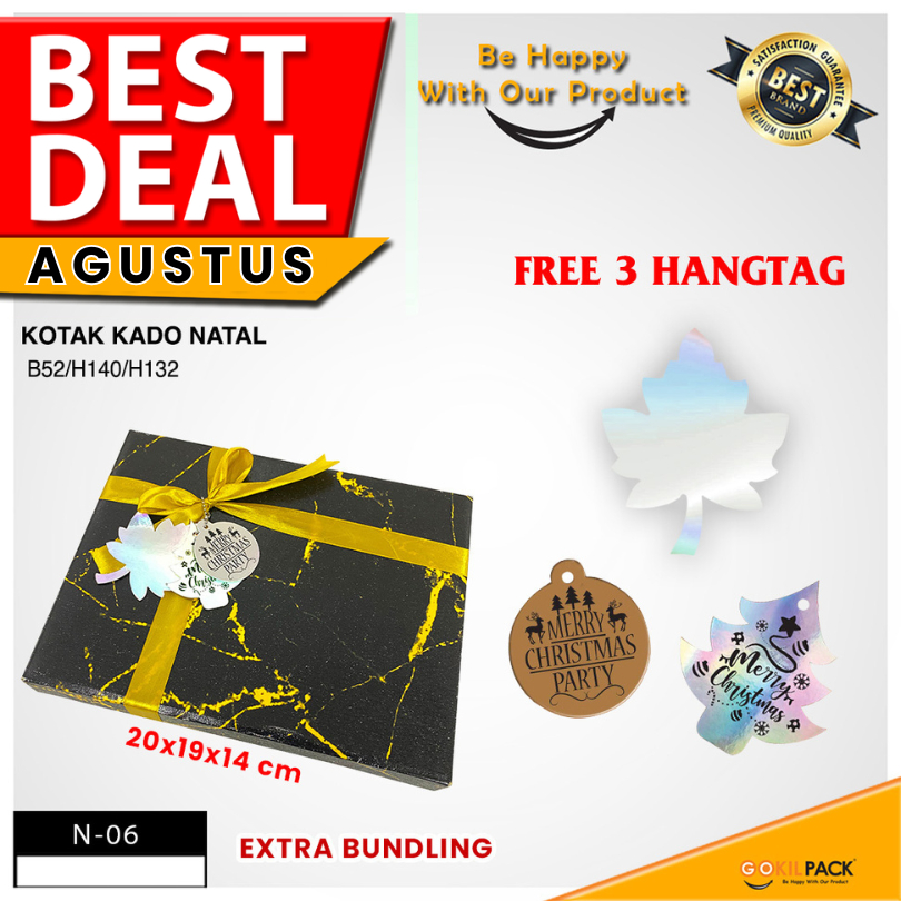 

Kotak Kado Natal - Box Hadiah Special Merry Christmas - Dus Hadiah Promo Bundling - N-06