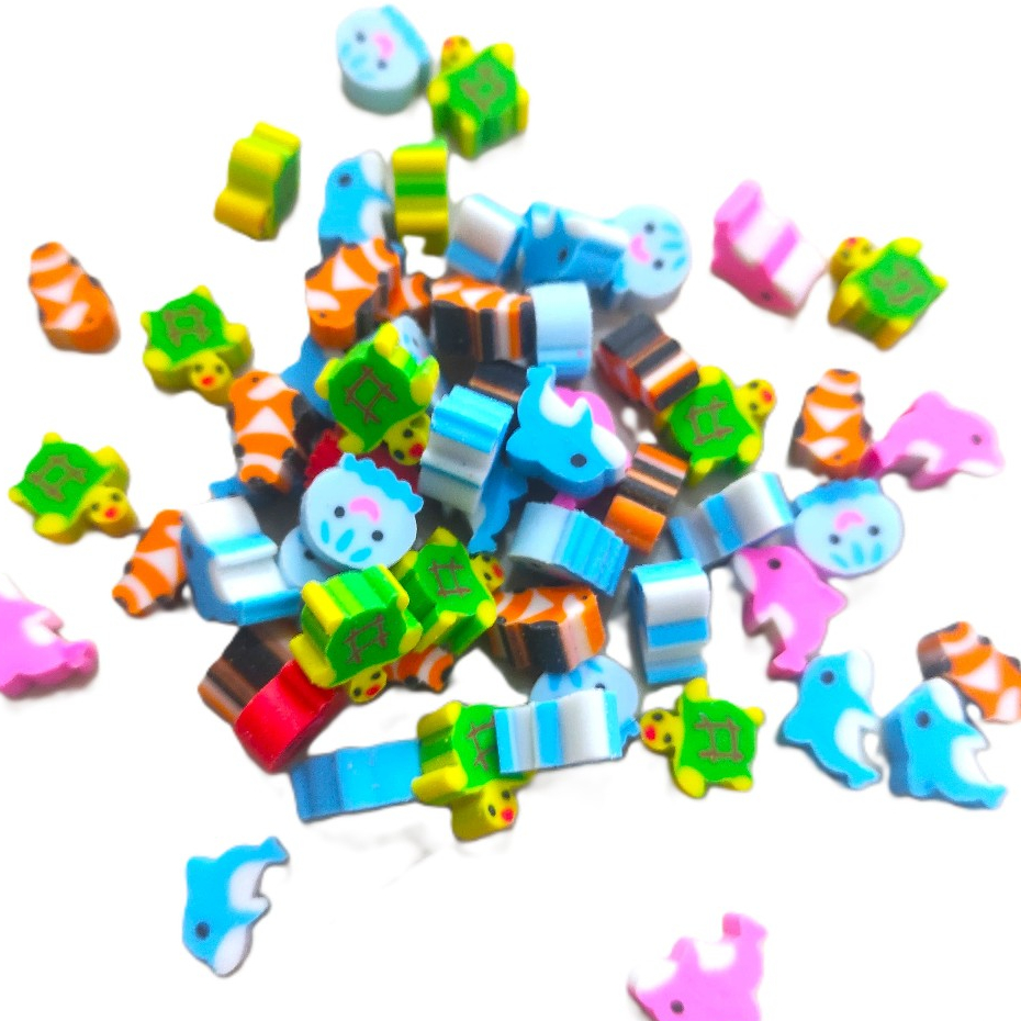 

penghapus mini karakter satuan isi 100pc / penghapus karakter lucu murah