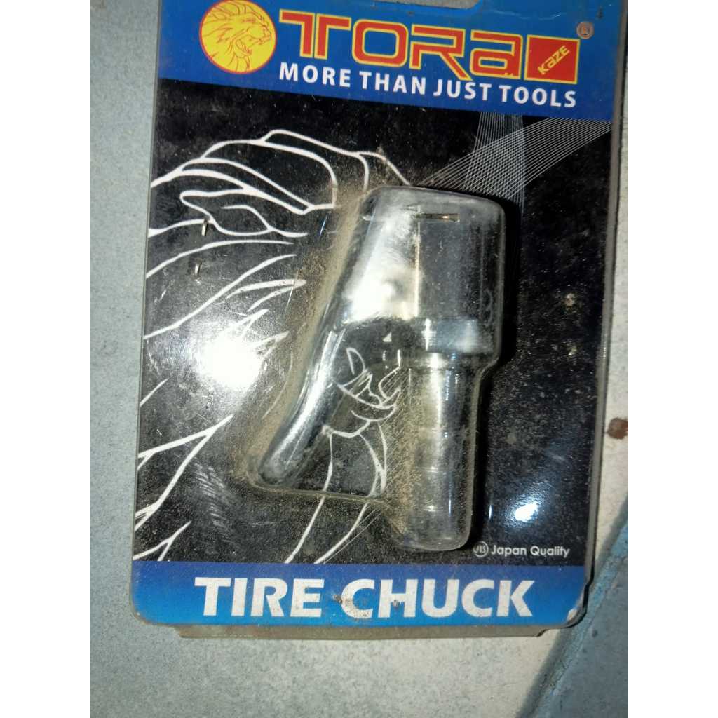 Tire chuck TORA/kepala inflator isi angin model jepit TORA/air chuck jepit