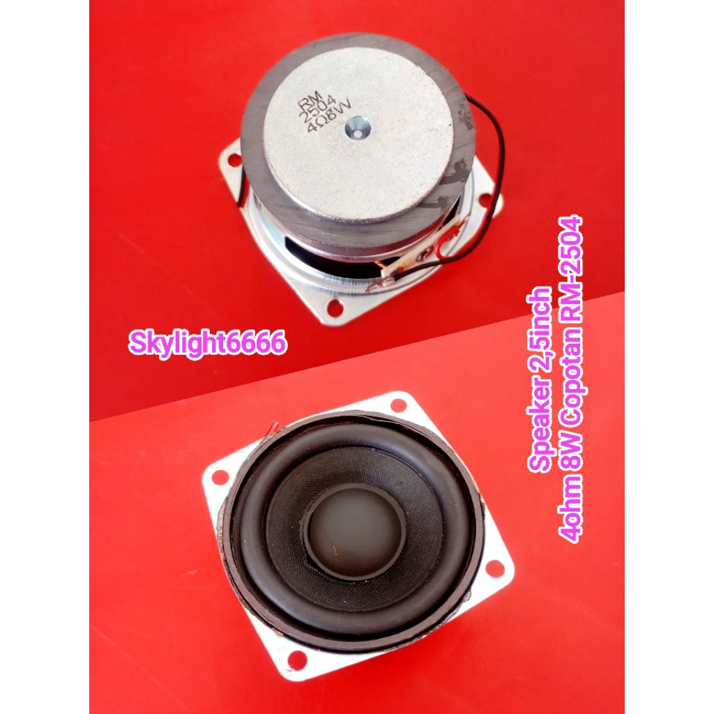 Speaker 2,5inch 4ohm 8W Copotan RM-2504