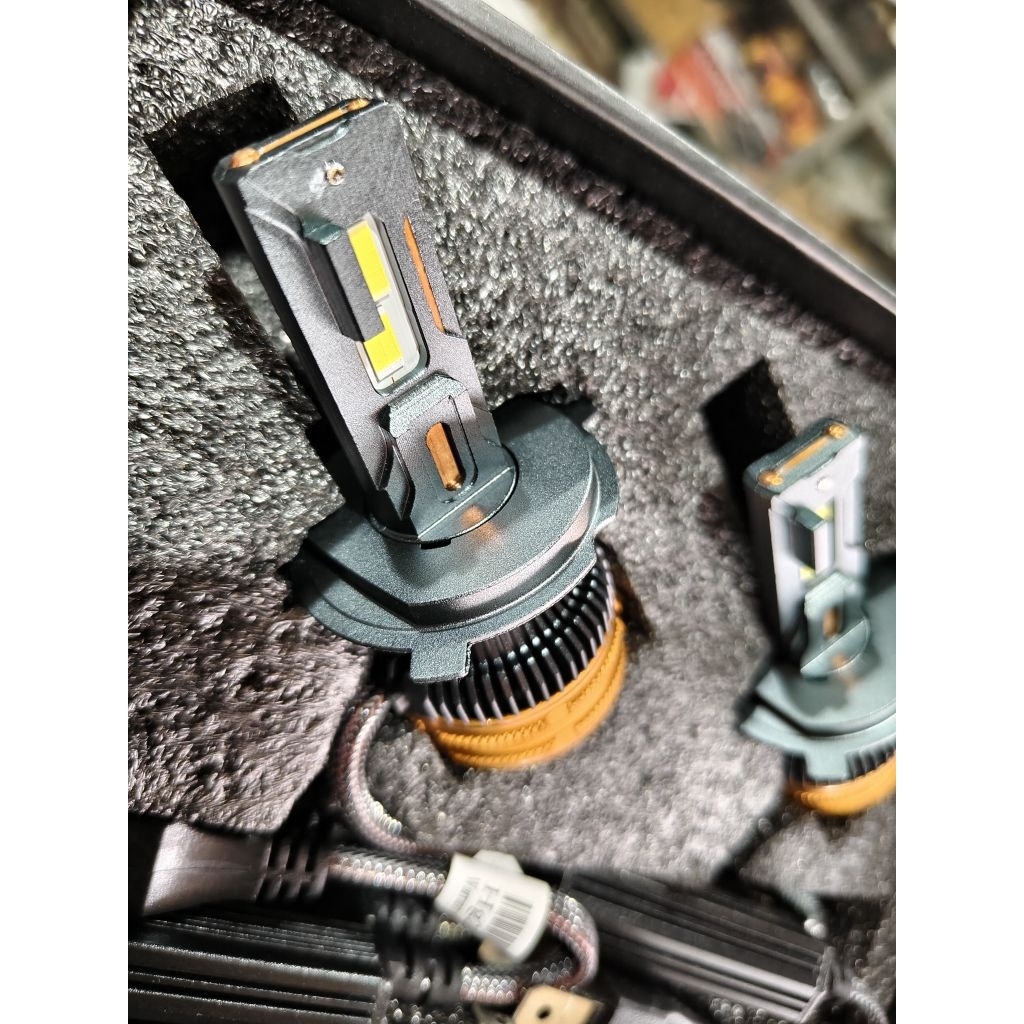 bohlam lampu led h4 86gear 100watt 3 warna