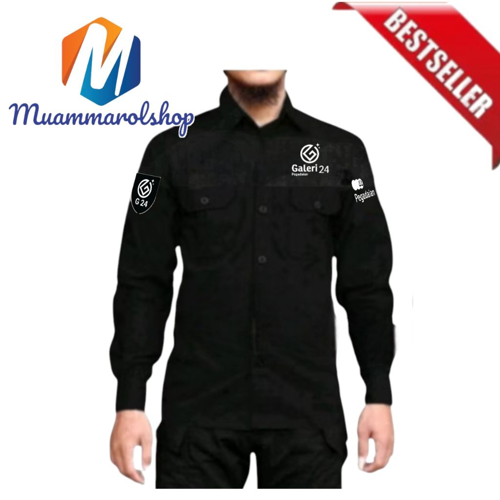 kemeja galeri 24 pegadaian kemeja seragam pegadaian galeri 24