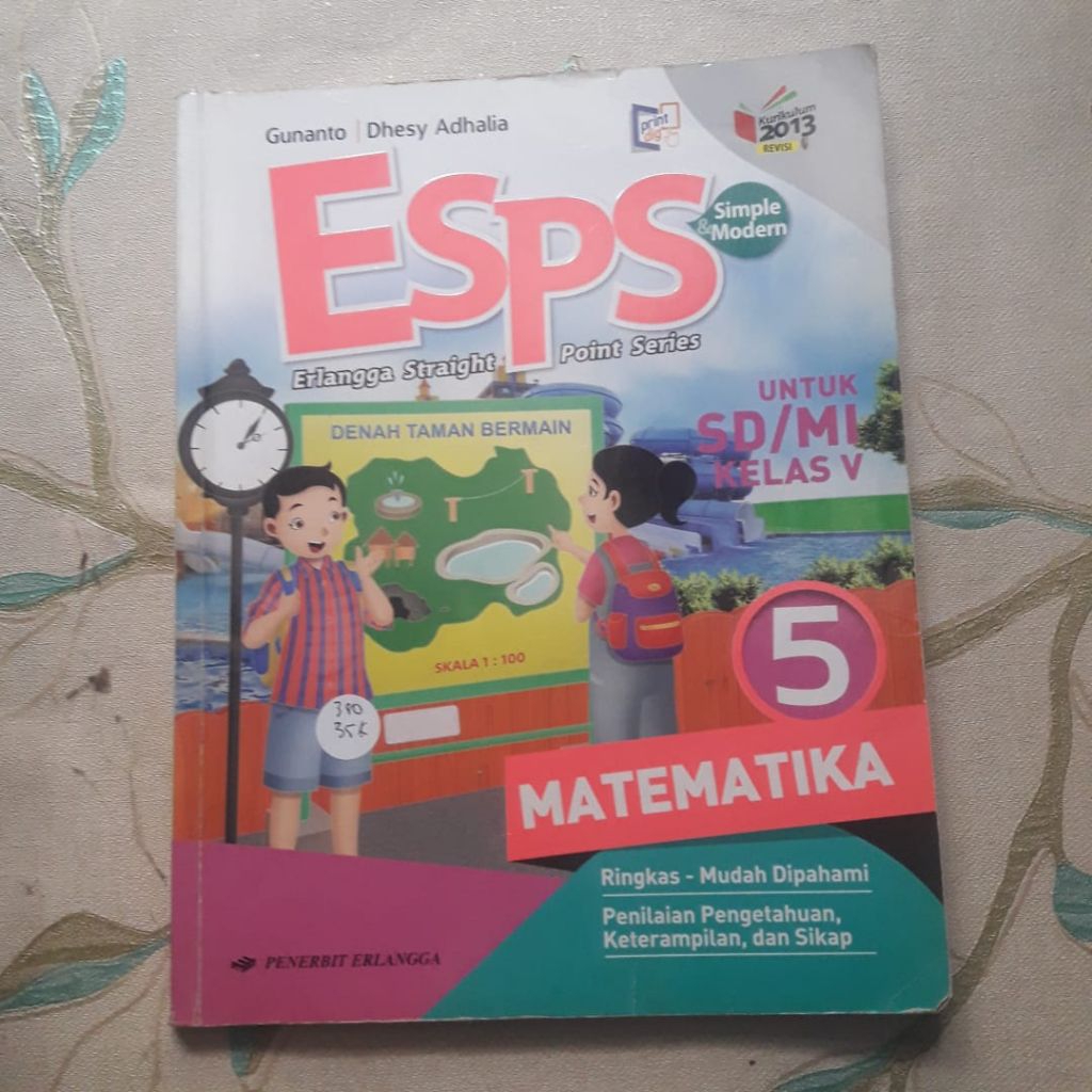 ESPS 5 Matematika untuk SD/MI Kelas V (Kurikulum 2013)