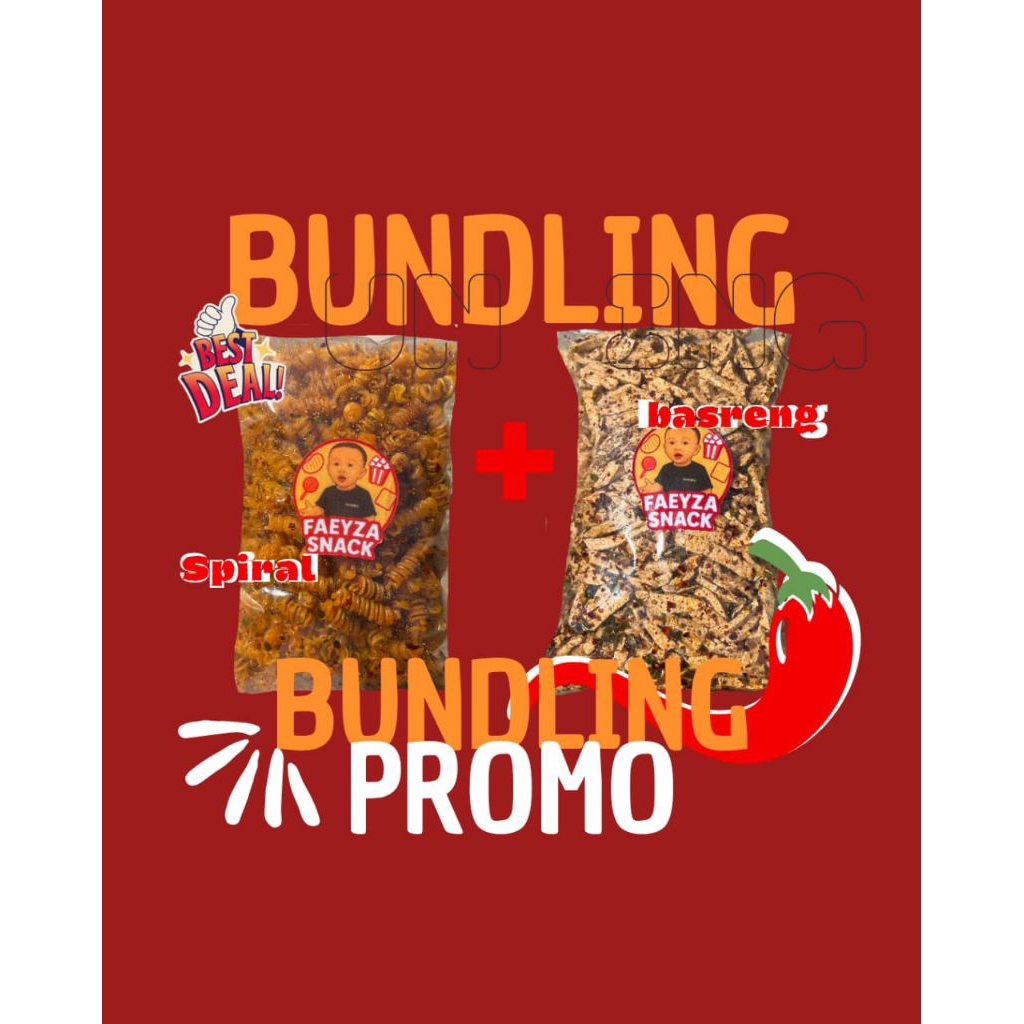 

BELI 1 GRATIS 1 - BUNDLING BASRENG CIKRUH PEDAS GURIH DAUN JERUK - MAKARONI SPIRAL Food Snacks Cemilan
