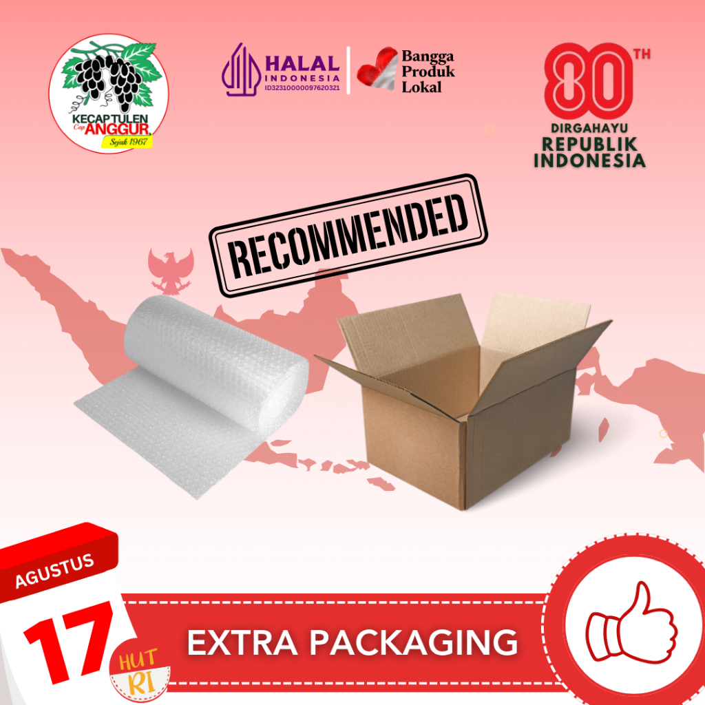 

Extra Packaging Carton + Bubble