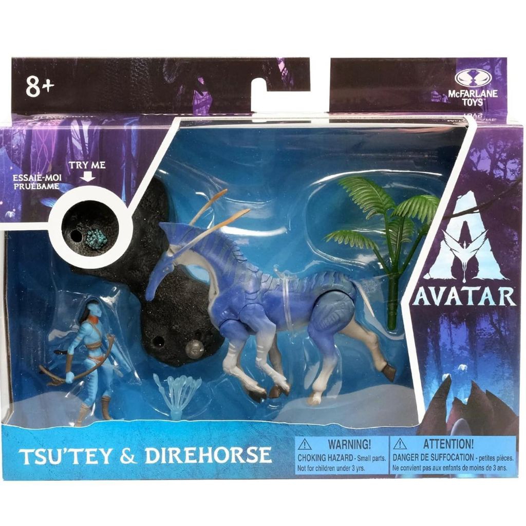Avatar Pandora Tsu'Tey and Direhorse Action Figure Tsu Tey Dire horse Original Figur Avatar The Way 
