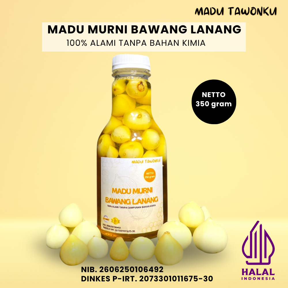 

Madu Murni Herbal Bawang Lanang 350 Gram Murni Tanpa Bahan Kimia 100% Alami Untuk Kesehatan
