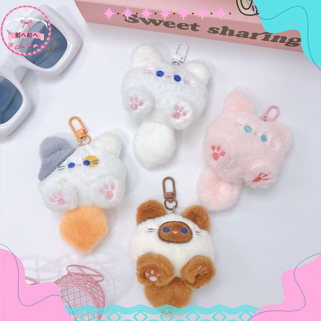 Gantungan Kunci Tas Kucing , Aksesories Tas Lucu , Hiasan Boneka Lucu