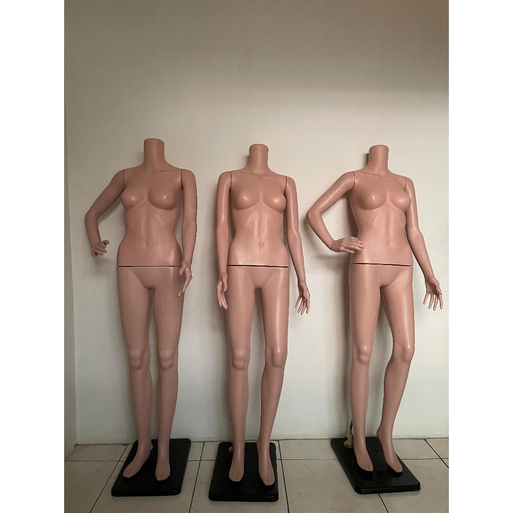 (SECOND) MANEKIN - PATUNG BAJU -  FULLBODY WANITA DEWASA TANPA KEPALA